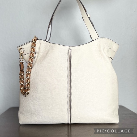 MICHAEL KORS DOWNTOWN ASTOR LEATHER SHOULDER BAG - Picture 8 of 10